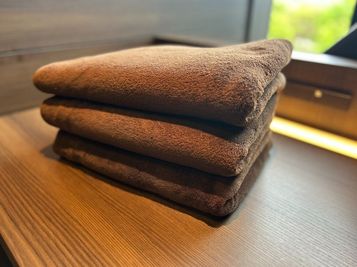 貸出用ブランケットがあります。 - BasisPoint 名古屋店 【6名会議室RoomA】名古屋エリアの設備の写真