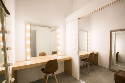 2部屋に仕切れるメイクルーム - WHITE BALANCEの室内の写真