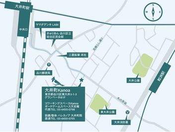 MAP・道順 - コワーキングスペースKanoa コワーキングスペースのその他の写真