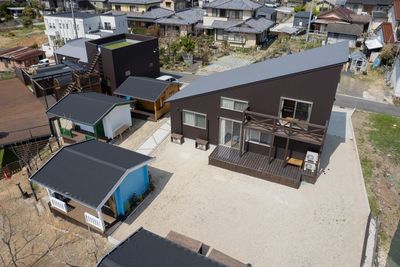 BBQスペース - 瀬戸ワーケーション　わびくらの里 天然無垢材の家　まるまる1棟レンタルスペースの外観の写真