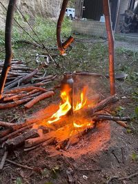 焚き火OK - ガレージ工房　野島技研 【5日間4名まで】森の多目的倉庫/車旅/Wifi/ワーケーションの室内の写真