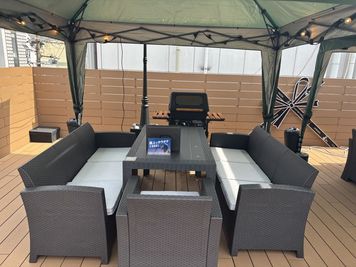高性能のガスグリル完備！ - スーパージャンカラ あべのプレミアム（プレミアムテラス） ジャンオクBBQ　スーパージャンカラあべのプレミアム【貸切】の設備の写真