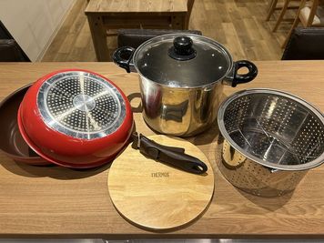 調理器具です。 - レンタルスペースROOMSの設備の写真
