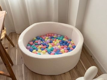 今だけ限定✨ボールプールもご用意🩵 - BUNNY PARTY🐰(バニーパーティー) milk party 馬喰町店【〜10名様まで】の設備の写真