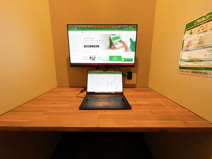 1名半個室（ブース16） - いいオフィス蒲田