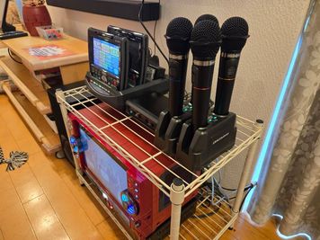 カラオケ設備 - ときがわスペース 都幾川一望の完全貸切スペースの設備の写真