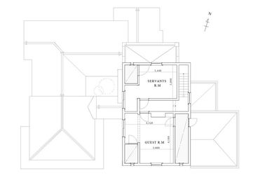 3階平面図（GUEST ROOMのみ撮影可能） - YOSHIDATEI (吉田悦蔵邸) 1913年築の洋館ハウススタジオの室内の写真