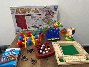 ボードゲーム等 - 暇つぶしすぺーす 長岡市のちょっと楽しめるレンタルスペースの設備の写真