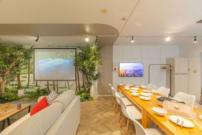 プロジェクターとテレビの同時投影可能！
HDMI入力されたものになるのでDVDプレイヤーと、ゲーム機、その他のみ同時投影可能です。 - 703_SpemoLiving錦糸町の設備の写真