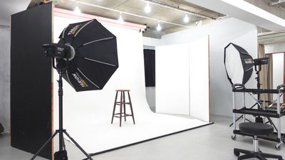 【使用例】背景紙３色が無料利用可能 - サモスタ御徒町店の室内の写真