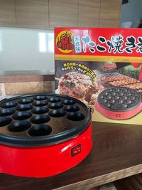 【オプション】たこ焼き器を3台追加しました。たこ焼き・ミニホットケーキ・アヒージョなどに☆ - わくわくスペース　あつまるべ キッチン付きレンタルスペースの設備の写真