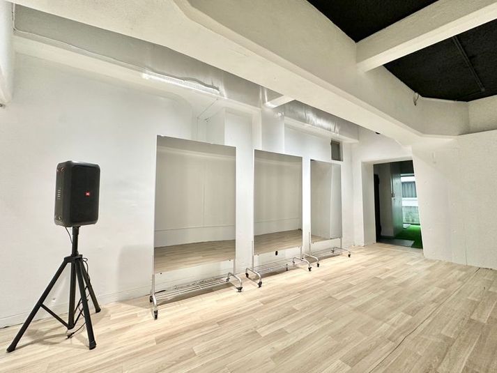 202【駅近1分】レンタルスタジオ・ダンス・配信・撮影・防音 レンタルスタジオ・新宿・歌舞伎町・駅近1分・軍艦ビル202室-Cの室内の写真
