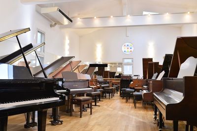 ピアノショールーム - ヨーロッパピアノのレンタルスペース　リシュモア 【ドビュッシーROOM】ヨーロッパ製ピアノスタジオの設備の写真