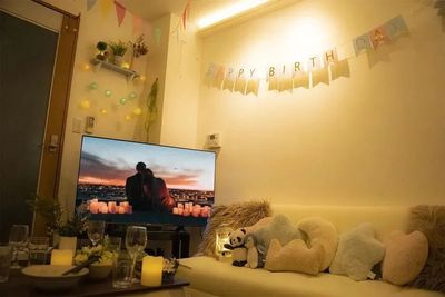 ご友人同士の誕生日会にいかがでしょうか？ - 【THEATER淀川】 十三駅徒歩5分｜女子会｜ホムパ｜設備充実｜夜景🌃淀川 [76]の室内の写真