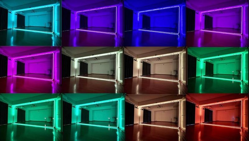 16色から選べるカラーライティングスタジオ - ドクターヨガスタ（浦安レッスンスタジオ）