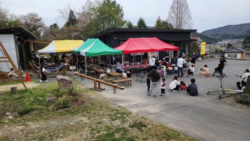 雨対策も万全!!貸切り屋外スペース - morizoCAMP (酵素風呂森蔵)