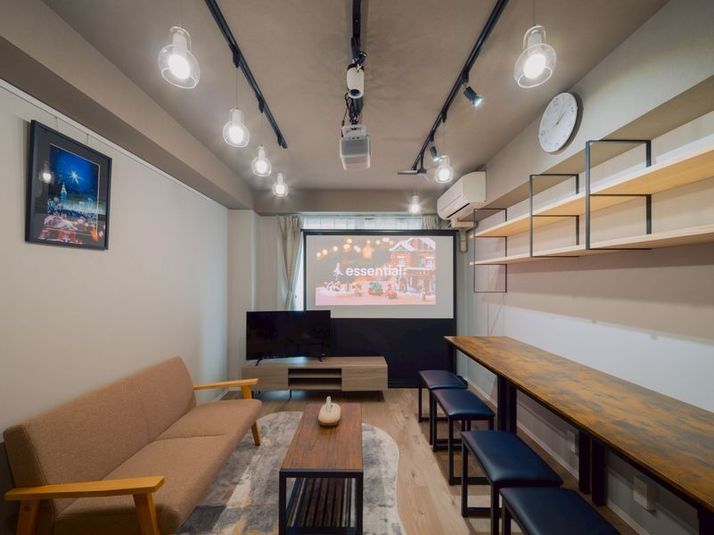 駐車場無料【大画面スクリーンがついた多目的スペース】 - 駐車場無料【レンタルルームTAMARI】