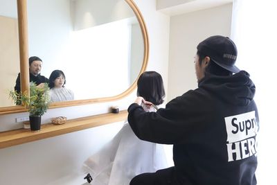  hair studio ien. 【江ノ島・海チカ】無人サロン、YUMEシャン完備／撮影の室内の写真