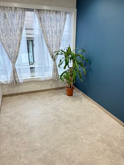 ネイビーが特徴のお部屋です。約3×2ｍのサイズとなります。 - Sincerity SincerityスタートUPスペース　ネイビールームの室内の写真