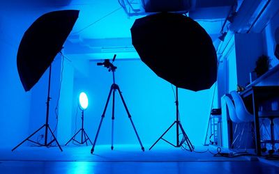 NANLITEのLEDライトやGODOXのストロボなど無料照明機材も充実 - A1 STUDIO／オクタボスタジオ 南青山 Rホリゾントスタジオの室内の写真