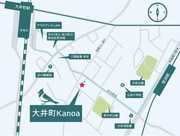 周辺地図・道順 - コワーキングスペースKanoa 防音個室のその他の写真