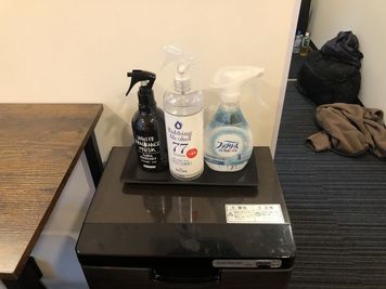 アルコール・ファブリーズ・芳香剤スプレー - 札幌｜G-Studio　JTBS 札幌 南 店 レンタルサロン 【G-Studio】ジースタジオの設備の写真