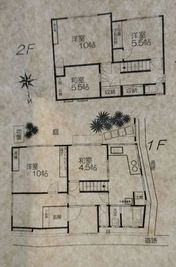 ギャラリー雪月花ゆづか　 一軒屋2階洋室10畳　スポットライト･ピクチャーレール有　の室内の写真