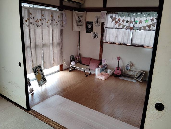 仙台市青葉区八幡アパート　6畳2部屋キッチン　駐車可　バス停近く - ギャラリー雪月花ゆづか　1階洋10畳　2階和5.5畳　洋10畳