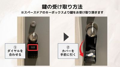 鍵の受け取り方 - 【新大阪】セミナーや研修に◎貸会議室・レンタルスペースCota 【徒歩4分】会議や研修に使えるおしゃれなオフィスビルの多目的空間のその他の写真
