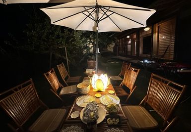 ナイトタイムも満喫 - 古民家リゾート ~ Lamp ~ 古民家リゾート-Lamp-撮影スタジオの室内の写真