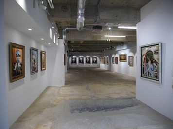 LAIDOUT space 展示会、POP UP、撮影等ができるイベントスペースの室内の写真