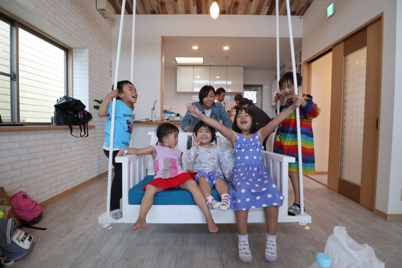 ブランコ・ロフト付きラウンジ  - 江ノ島ゲストハウス１３４