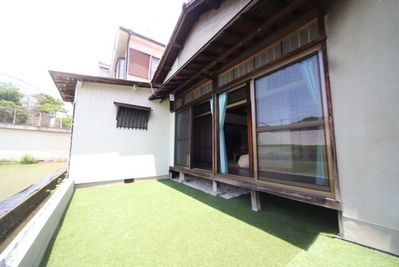 庭 - レンタルスペース　ノックノック キッチン、庭付き　平屋のレンタルスペースの設備の写真