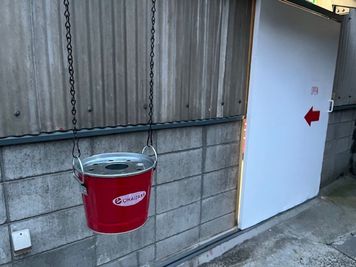 喫煙場所 - レンタルスペース　ノックノック キッチン、庭付き　平屋のレンタルスペースの設備の写真