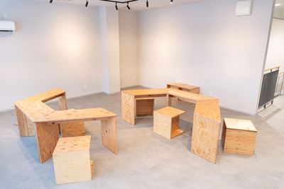 SHARE BASE Aizu シェアスペース／1F＆2F全面利用の室内の写真