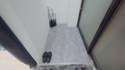 玄関 - 暇つぶしすぺーす 長岡市のちょっと楽しめるレンタルスペースの入口の写真