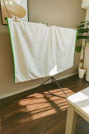 グリーンバック/ホワイトバック - 【完全個室】繁華街近く･広々対面キッチン付ワークスペース会議等 宮崎市橘通東お気軽ワークスペースMOE（モエ）の設備の写真