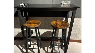 ハイチェアが設置されています。 - studio denccy studio  denccyの室内の写真