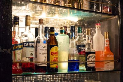 スタイリッシュにお酒が置いてあります（お酒を使う場合は別途費用必要です） - Ｂａｒ凸〇の室内の写真