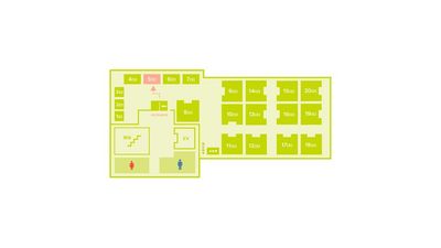 FEEEP上野店 FEEEP上野店｜定員 1名半個室｜部屋番号5(S)の室内の写真