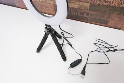 LEDリングライトは6.3インチです。 - ブルースペース白金高輪 会議・面談・面接・セミナーの設備の写真