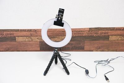 LEDリングライトは6.3インチです。 - ブルースペース白金高輪 会議・面談・面接・セミナーの設備の写真