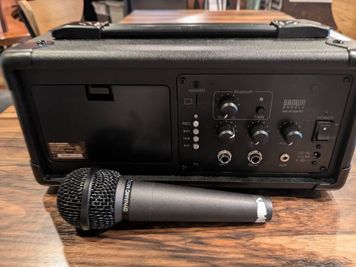 有線マイク付きスピーカーBAG
【SANWA・MM-SPAMPBT】 - 仙台協立第1ビル 4階4-A会議室の設備の写真