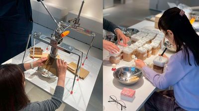 「自由器」のレイアウト例(お香つくり体験教室) - 新花小町イベントスペース イベントスペース・和室の室内の写真
