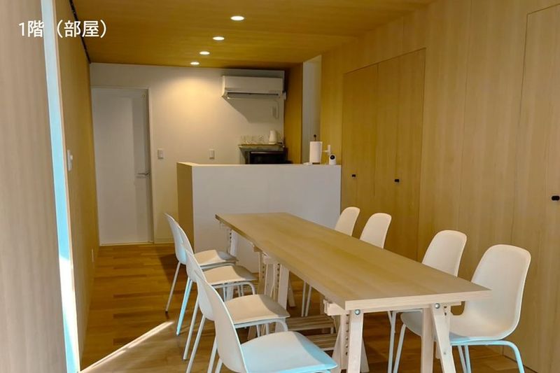 貸しスペース　「清水荘　はなれ」 貸しスペース　「清水荘　はなれ　1F」の室内の写真