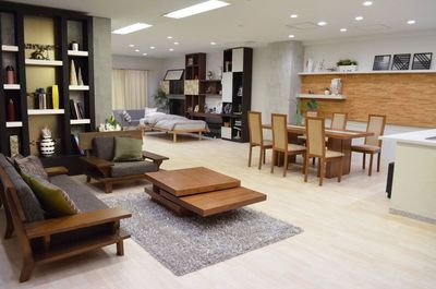 リビング・ダイニング・ベッド - メディア・ヘッド　晴スタジオ レンタルハウススタジオの室内の写真
