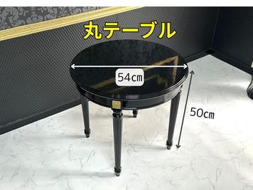 丸テーブルサイズ - 姫スタジオ（大名ゴシック店） 姫スタジオ（博多ゴシック店）の設備の写真