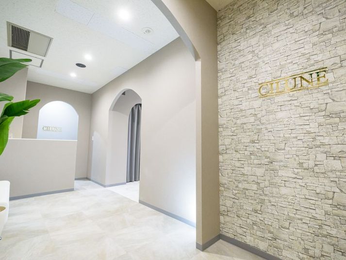 隠れ家サロンを意識したおしゃれな内装 - 最上階の整体　CILUNE 最上階の整体 CILUNE　辻堂駅徒歩1分の入口の写真