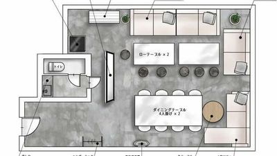 フィオーレ名古屋の室内の写真