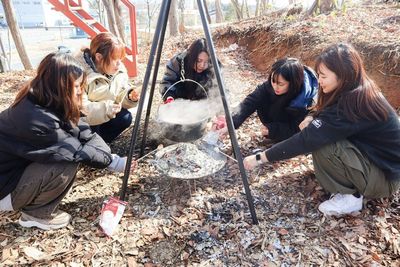 TSUNAGARI NO MORI ツリーハウス ツリーハウスの室内の写真